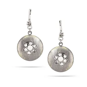 MIX METAL CRYSTAL EARRINGS #273GS3101 (7C2/6E1)