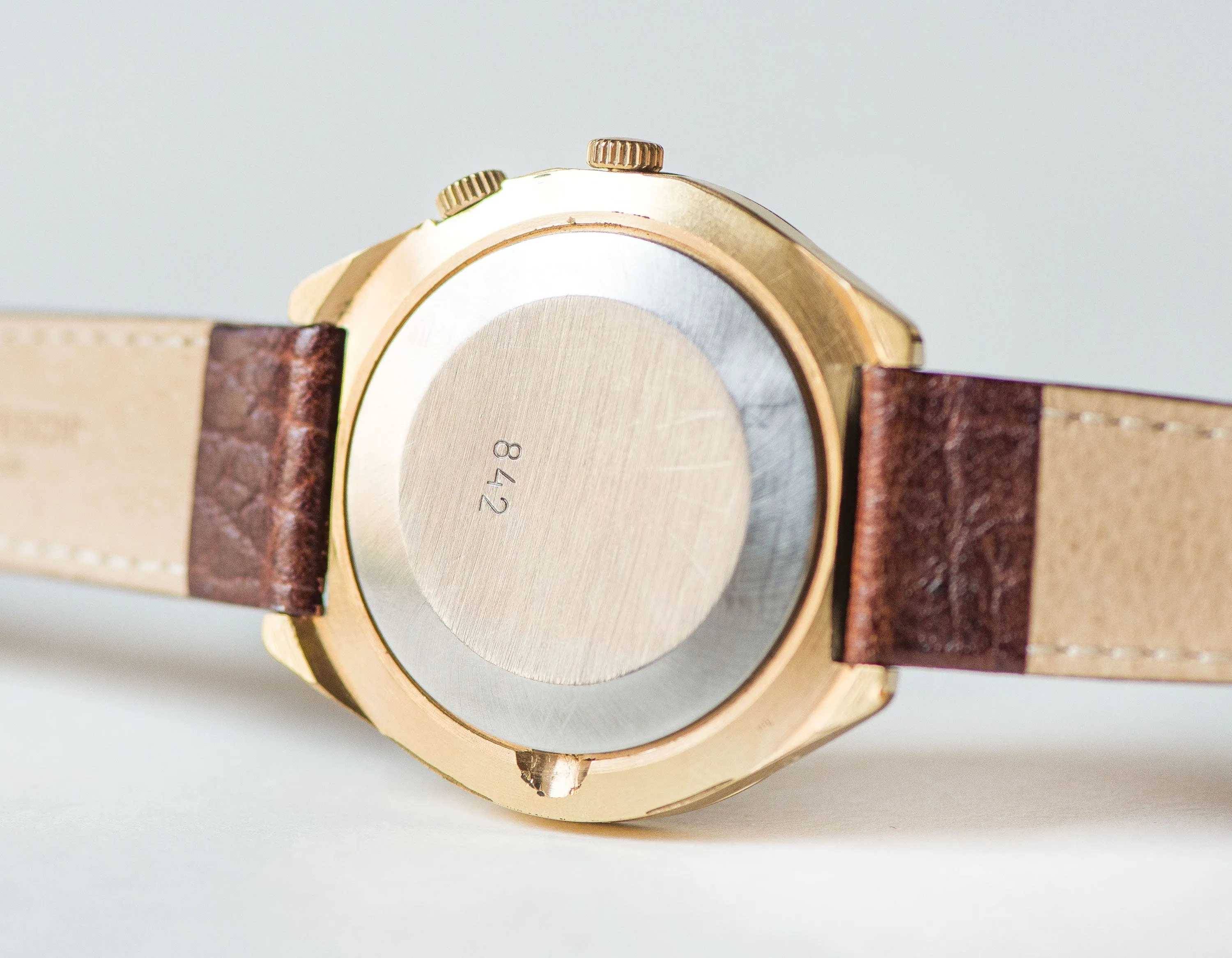 Modern men's watch Rocket limited edition 24 hours watch gold plated, chunky vintage miners watch, submariners watch gift, new luxury strap