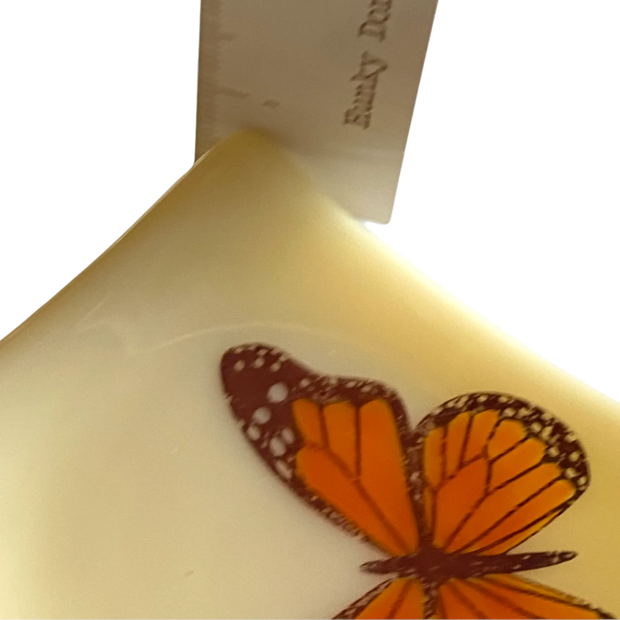 Monarch Butterfly Trinket Dish Glass
