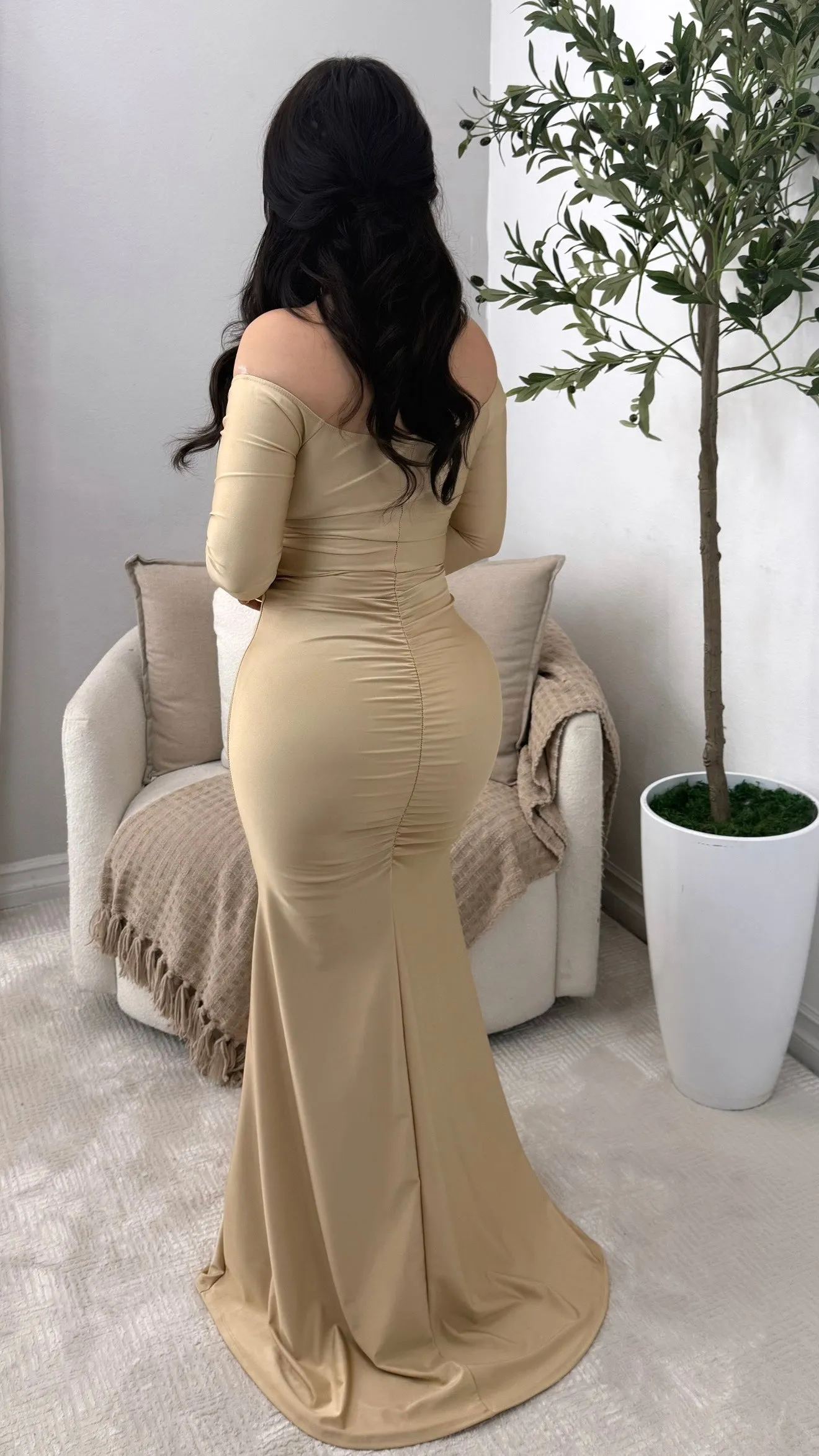 MONTECARLO GOLD DRESS