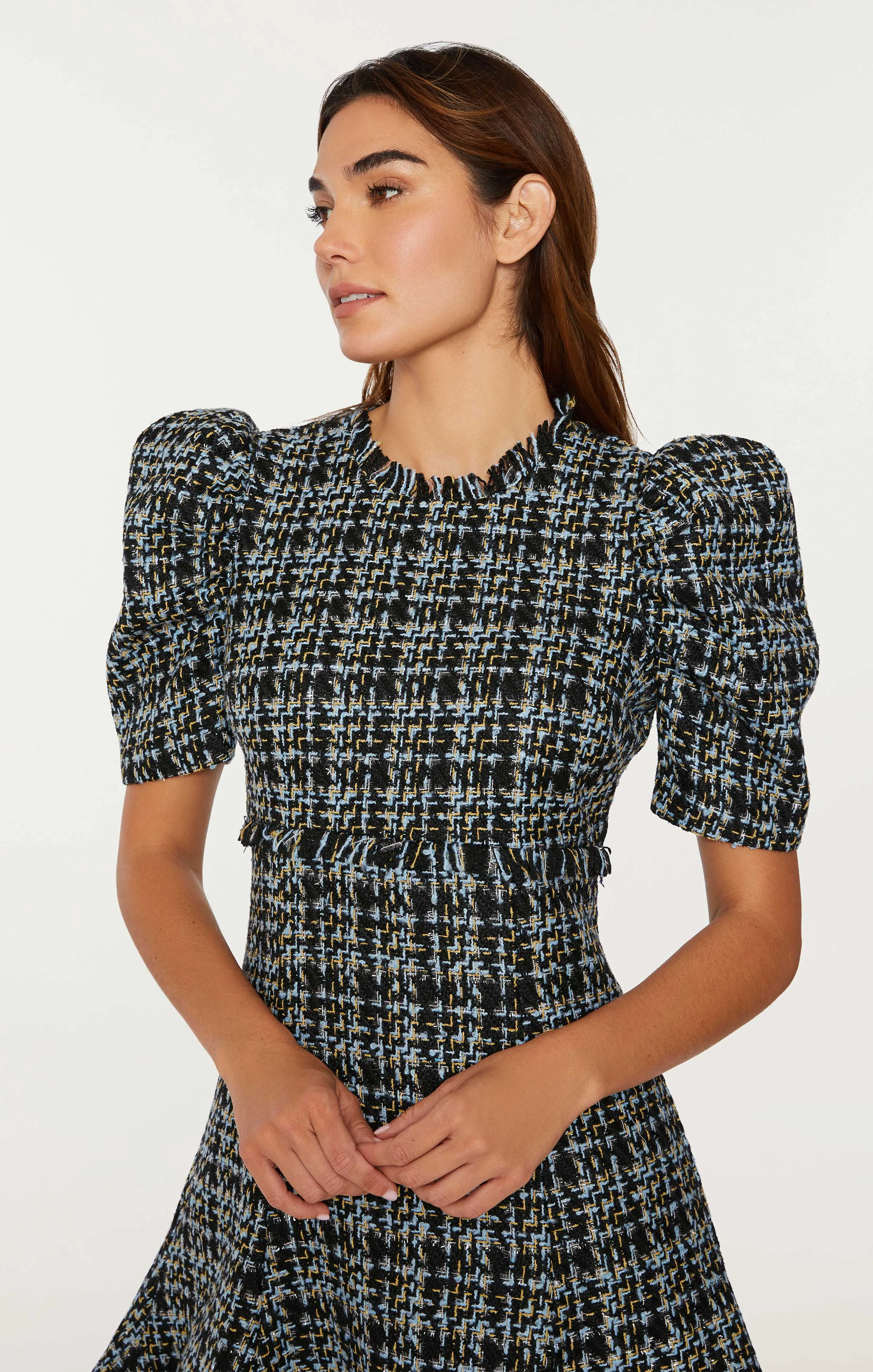 Multi Tweed Alia Dress