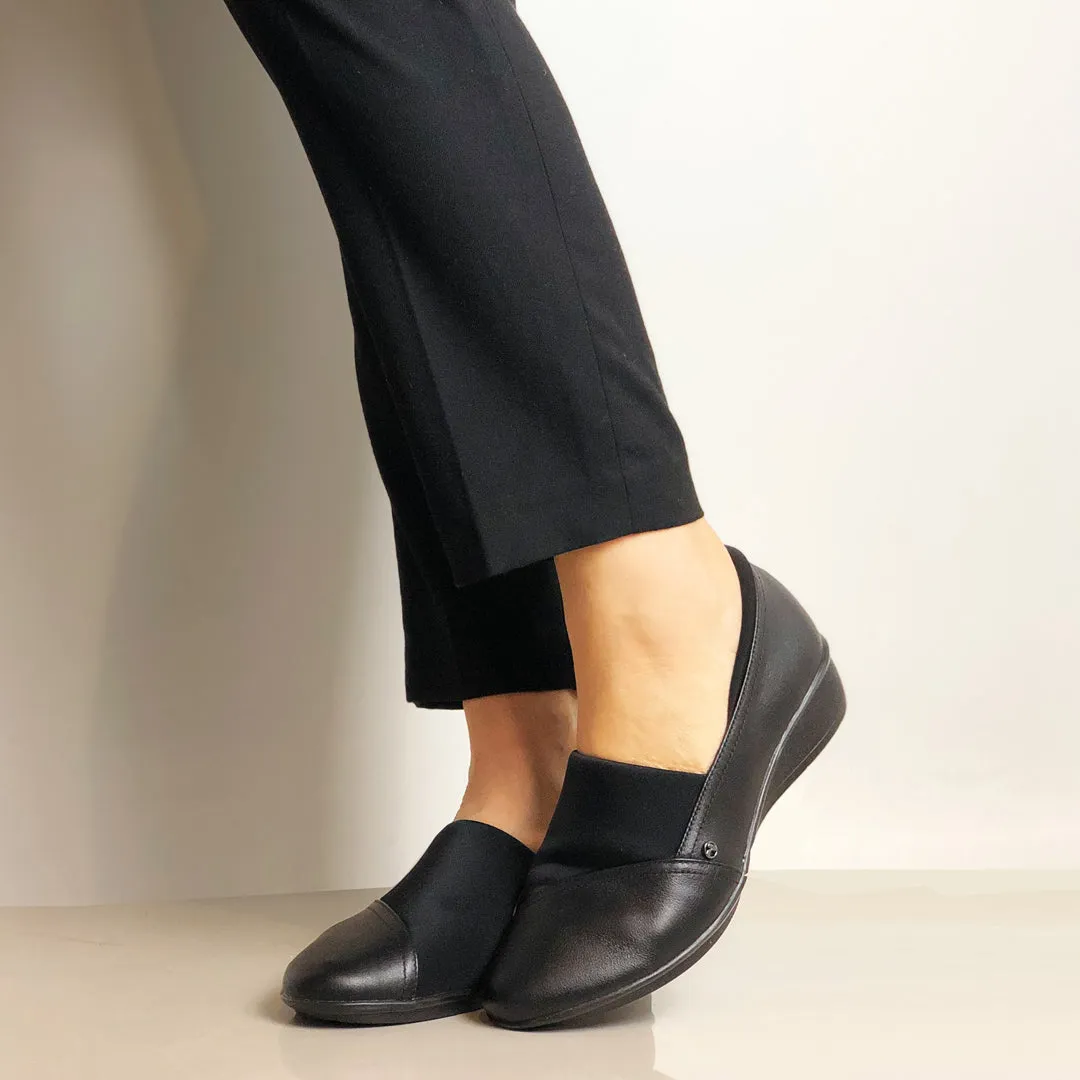 NAPLES - BLACK FRENCH LEATHER FS