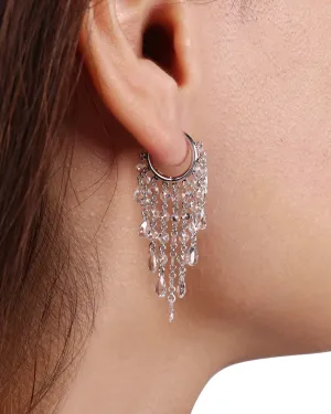 New ~ Rose Cut Diamond Glam Chandelier Earrings
