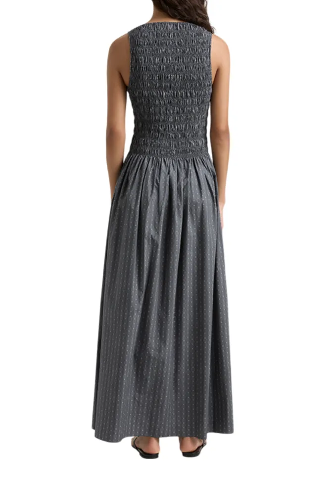 Noa Midi Dress - Daisy Charcoal