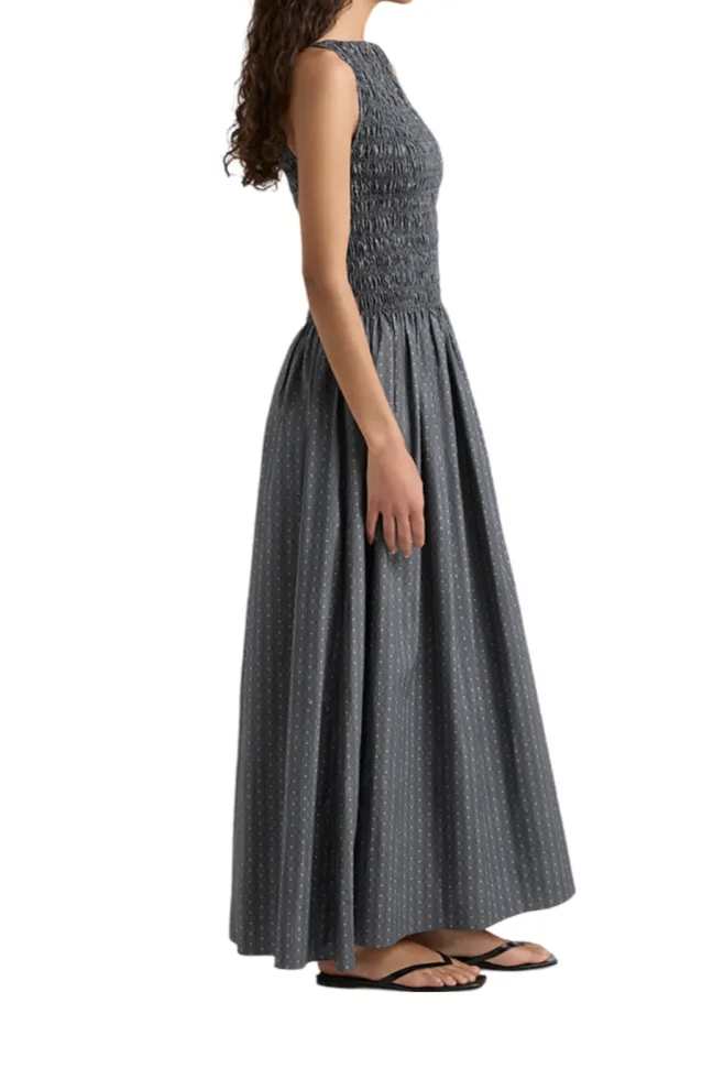 Noa Midi Dress - Daisy Charcoal