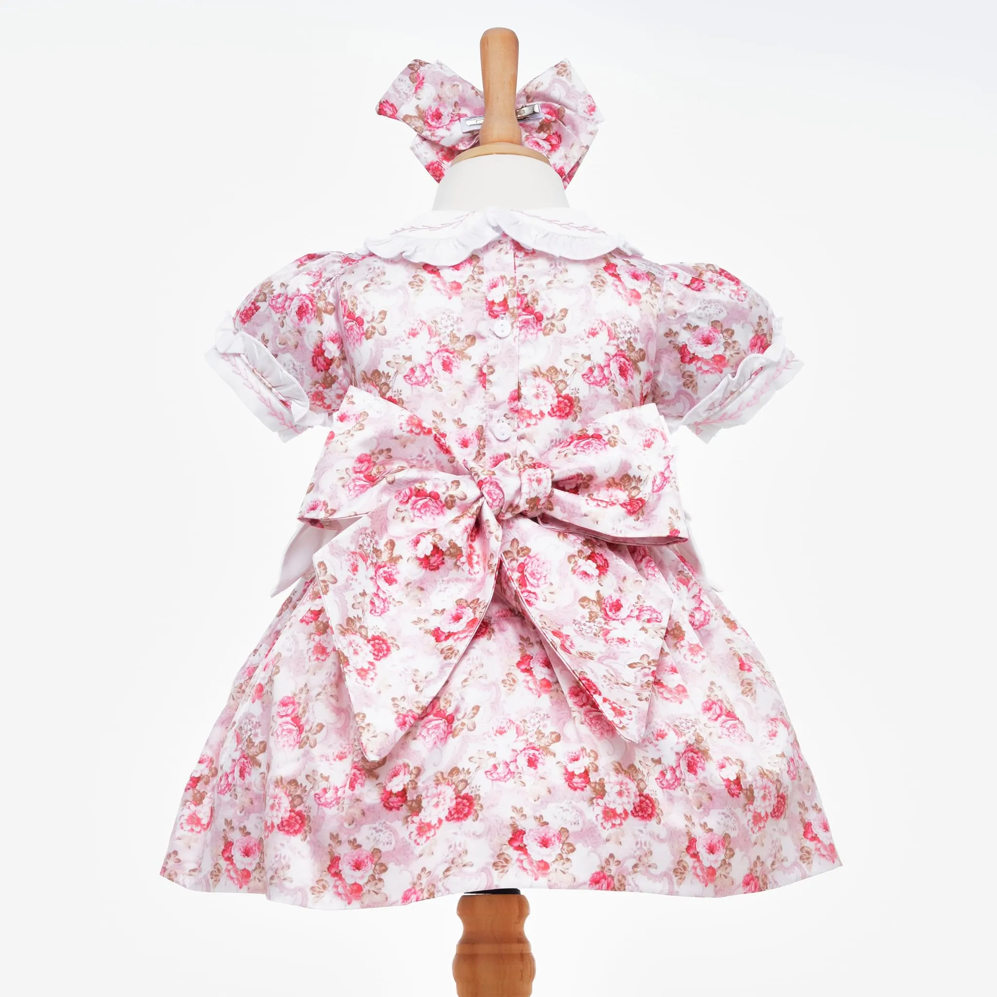 Ocean Baby Blush Rose Satin Dress (3M-8Yrs)