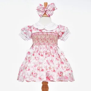 Ocean Baby Blush Rose Satin Dress (3M-8Yrs)