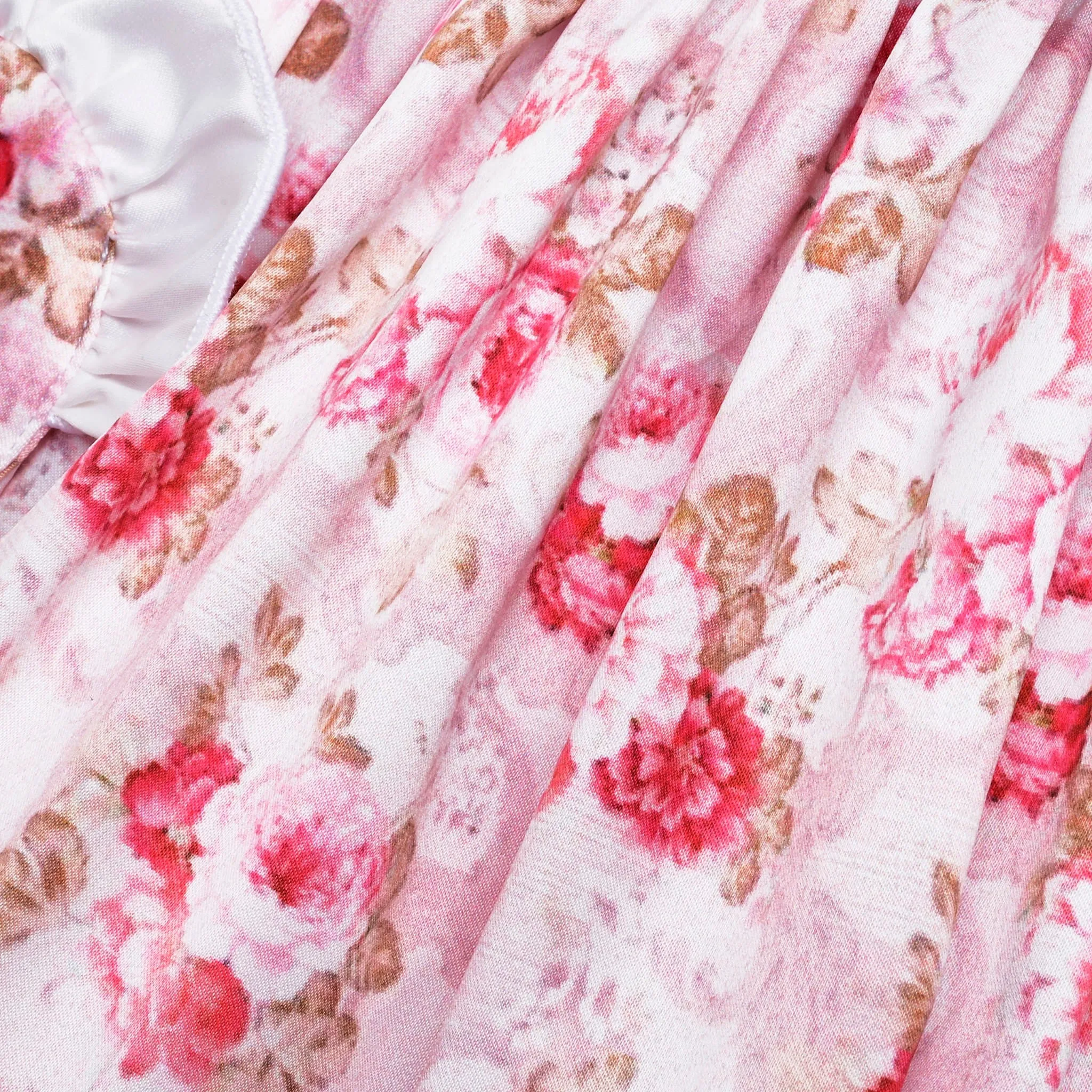 Ocean Baby Blush Rose Satin Dress (3M-8Yrs)