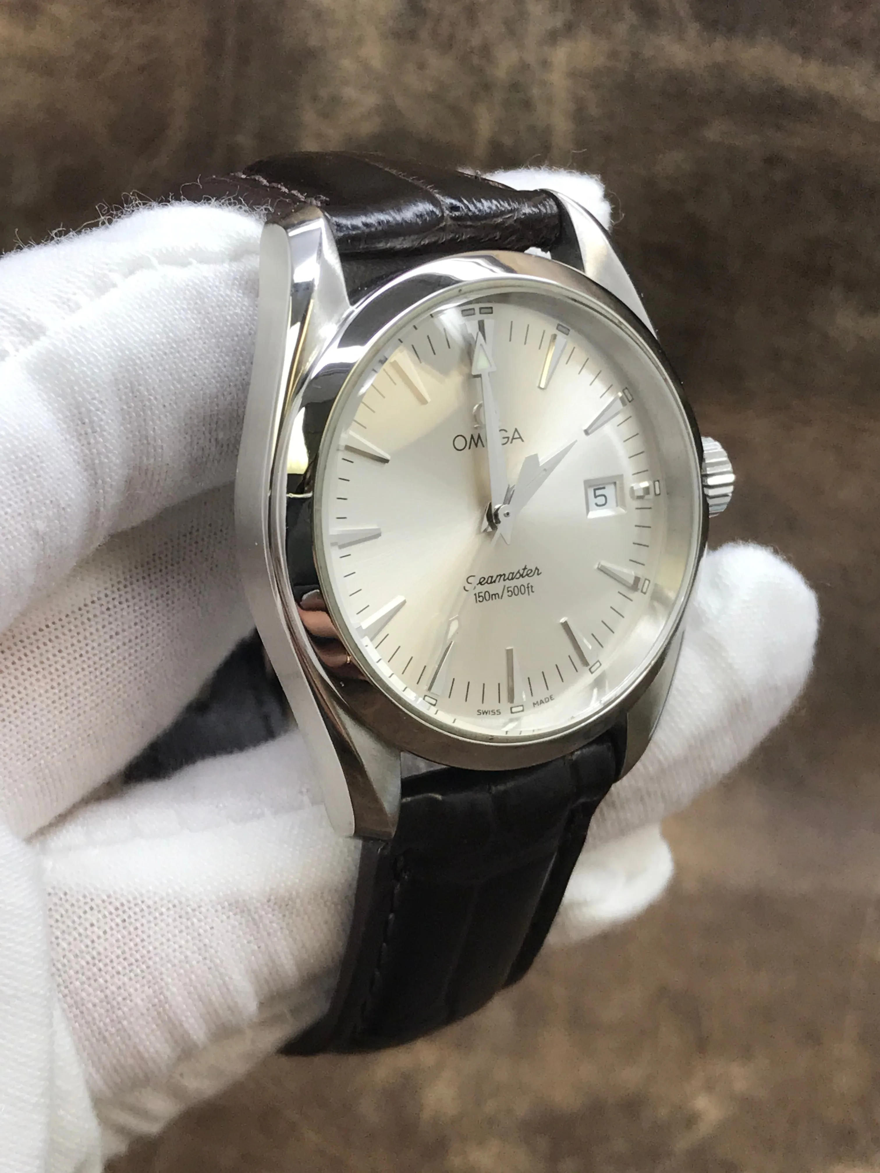 Omega Aqua Terra Quartz 2517.30.00 Silver Dial Quartz Men's Watch