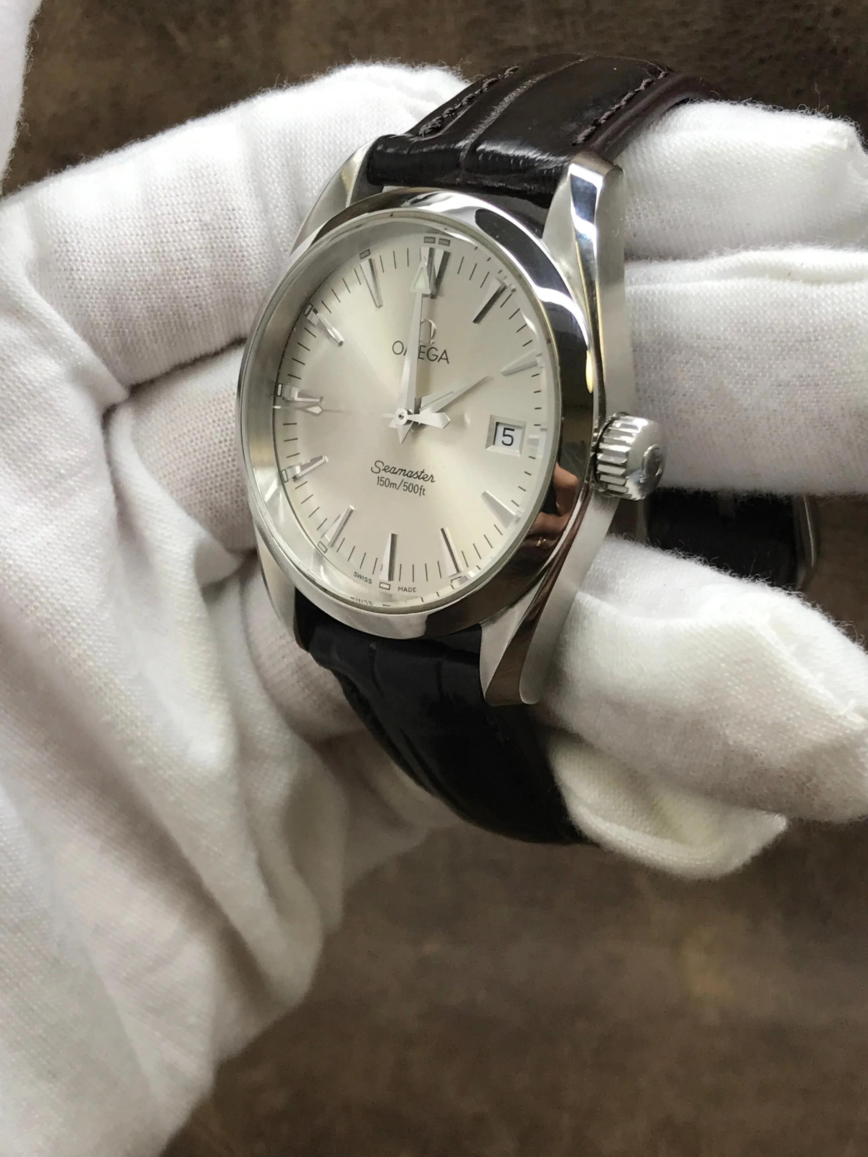 Omega Aqua Terra Quartz 2517.30.00 Silver Dial Quartz Men's Watch