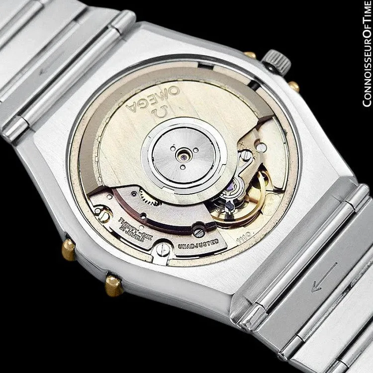 Omega Constellation Manhattan Mens Large Chronometer Watch, Automatic, Date - Stainless Steel & 18K Gold