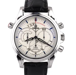 Omega De Ville Chronoscope Co-Axial Rattrapante Stainless 41mm Watch 4847.30.31