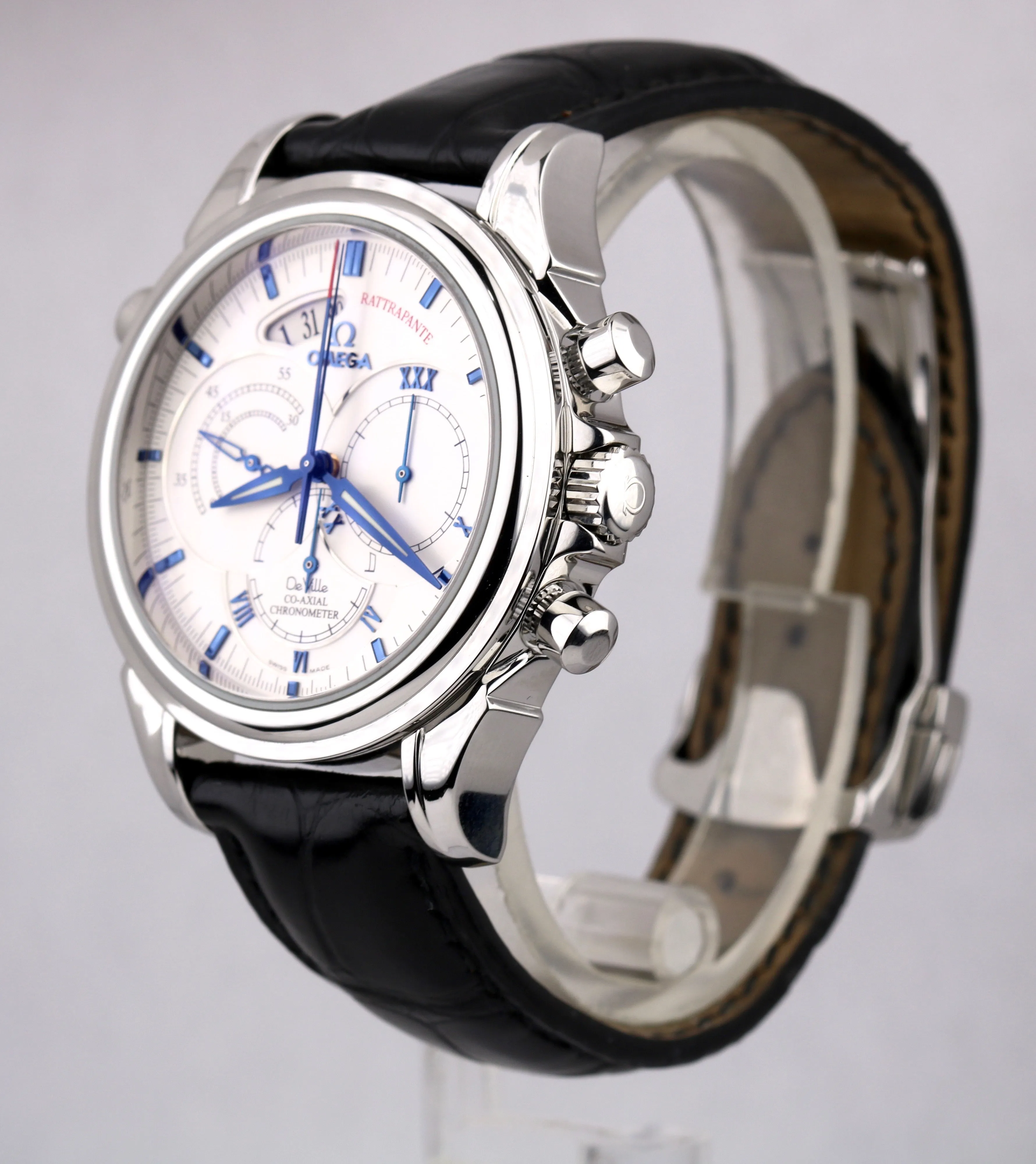 Omega De Ville Chronoscope Co-Axial Rattrapante Stainless 41mm Watch 4847.30.31