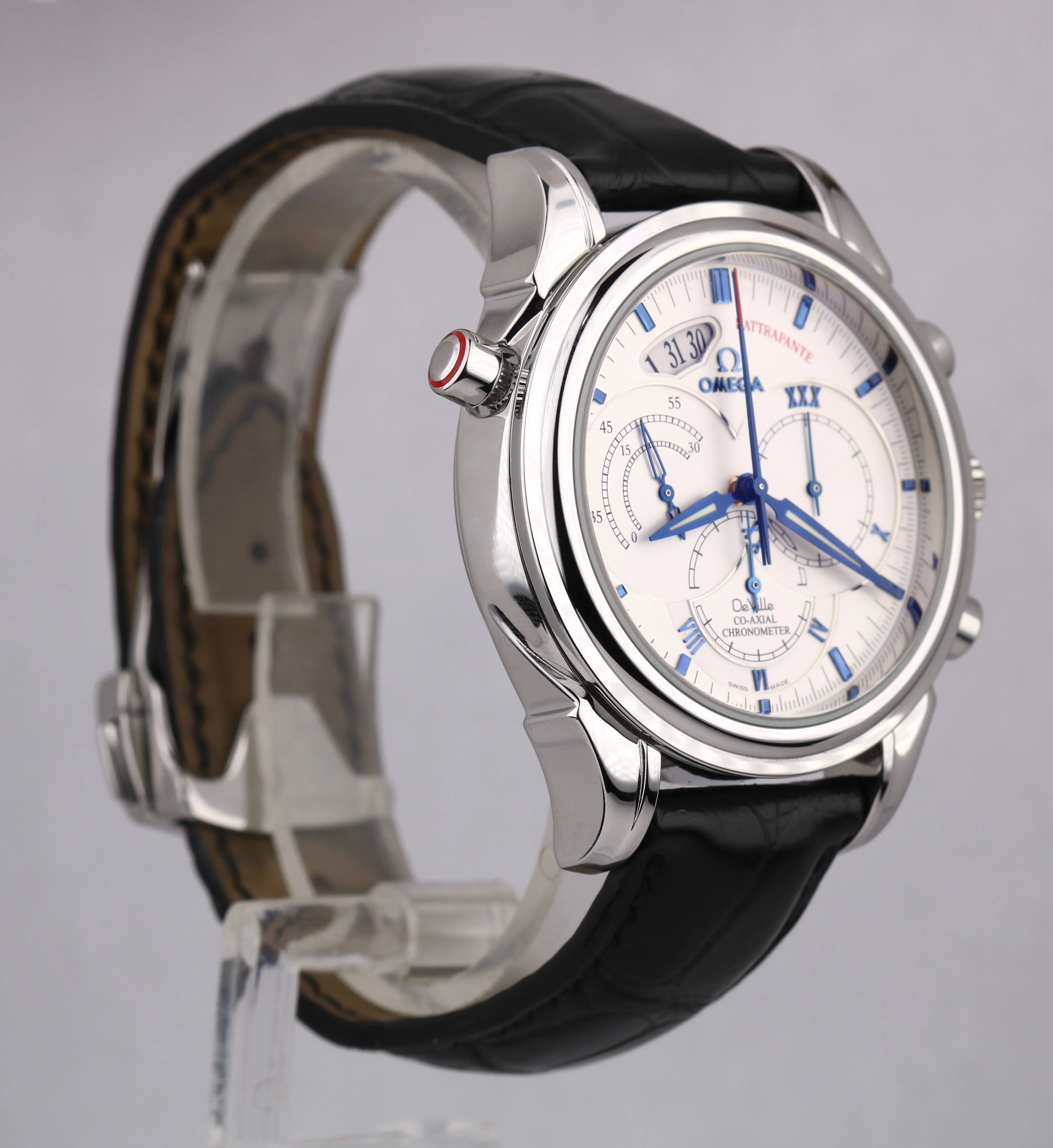 Omega De Ville Chronoscope Co-Axial Rattrapante Stainless 41mm Watch 4847.30.31