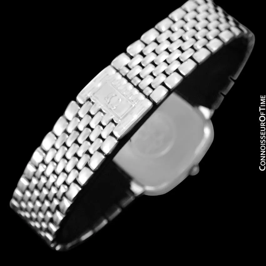 Omega De Ville Mens Unisex Ultra Thin Dress Watch with Bracelet - Stainless Steel
