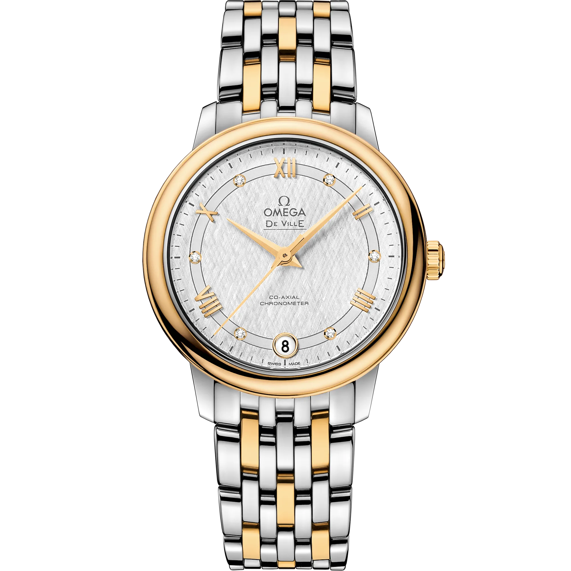 Omega De Ville Prestige 32.7 mm, steel - yellow gold on steel - yellow gold