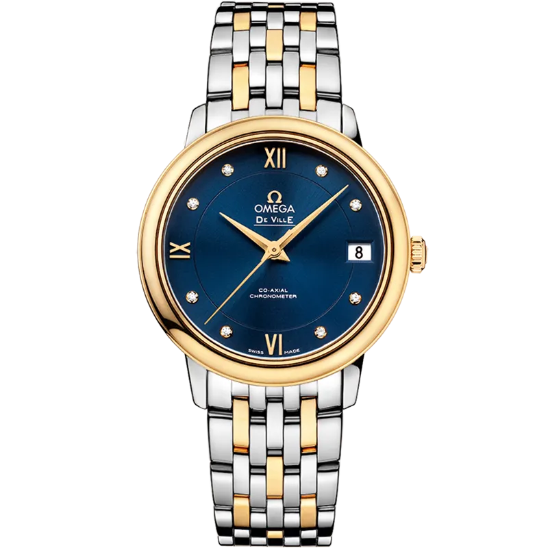 Omega De Ville Prestige 32.7 mm, steel - yellow gold on steel - yellow gold