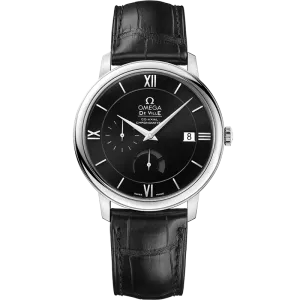 Omega De Ville Prestige 39.5 mm, steel on leather strap