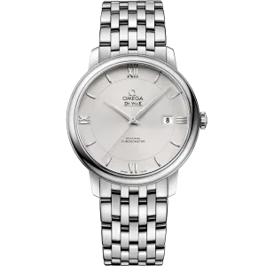 Omega De Ville Prestige 39.5 mm, steel on steel