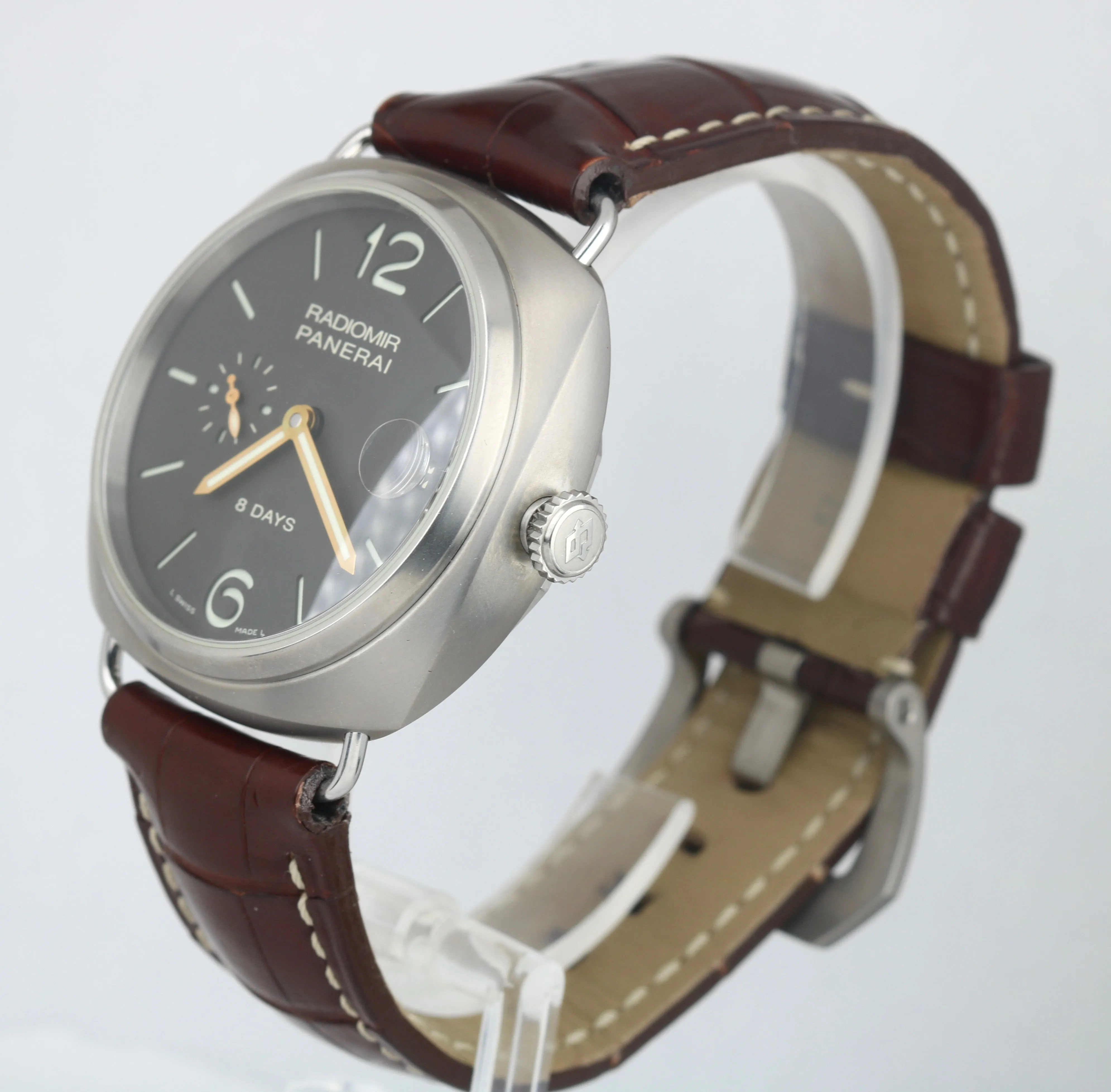 Panerai PAM 346 Radiomir 8 Days Power Titanium Tobacco 45mm Watch PAM00346