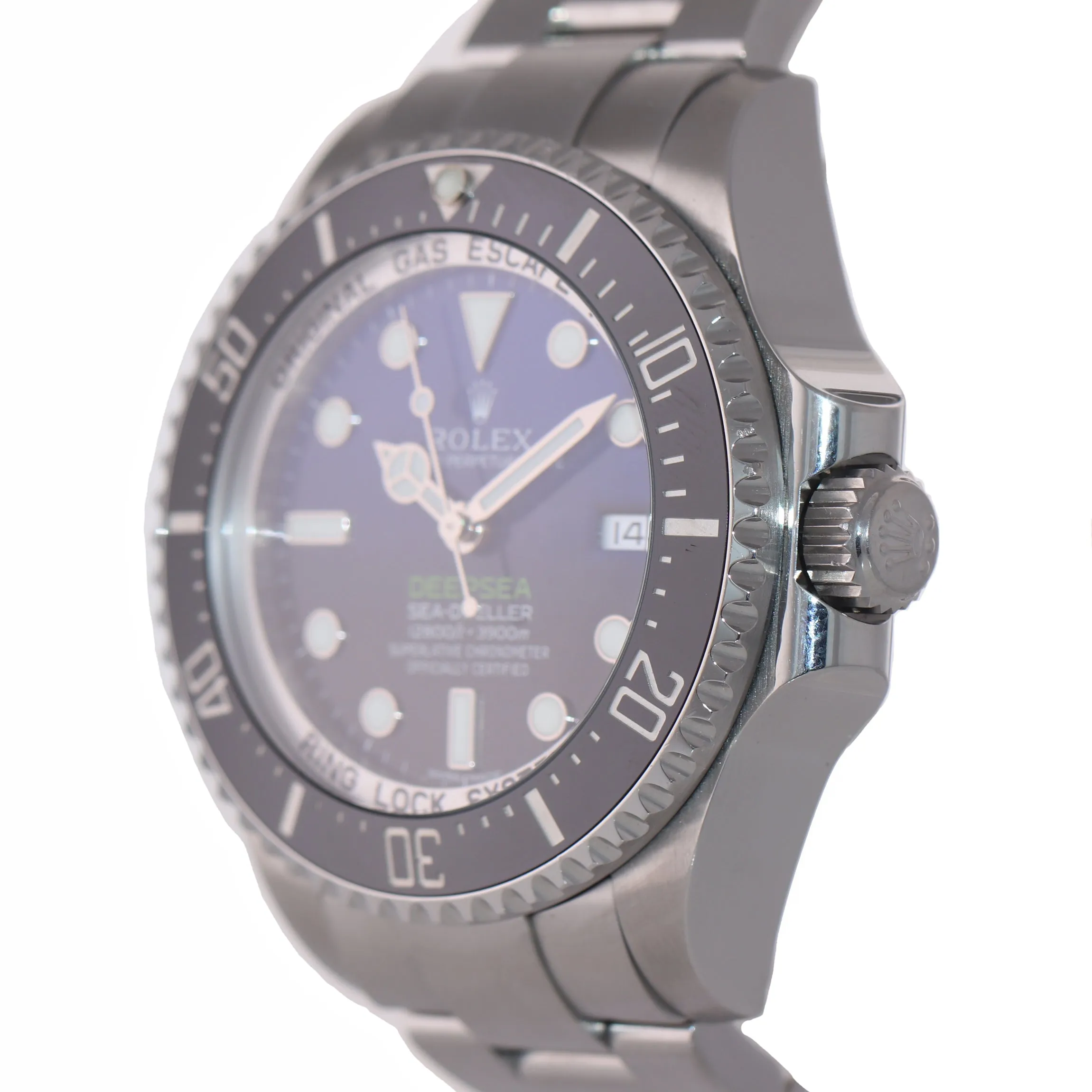 PAPERS 2017 Rolex Deepsea Sea-Dweller D-Blue 116660 Steel James Cameron Watch