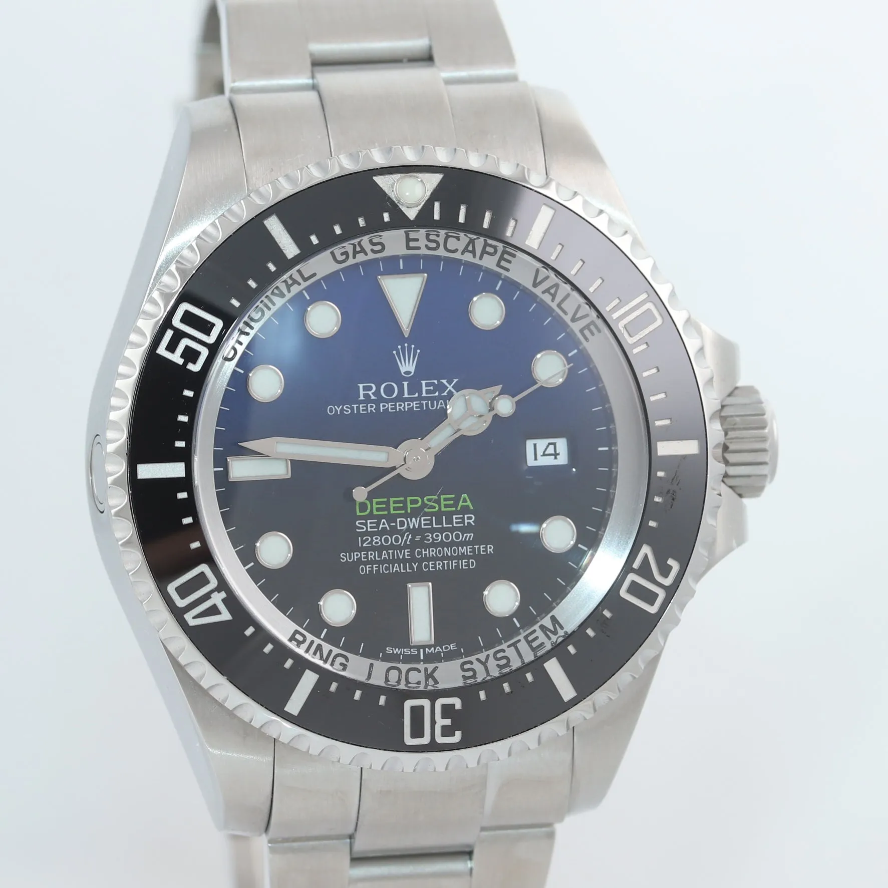 PAPERS 2017 Rolex Deepsea Sea-Dweller D-Blue 116660 Steel James Cameron Watch