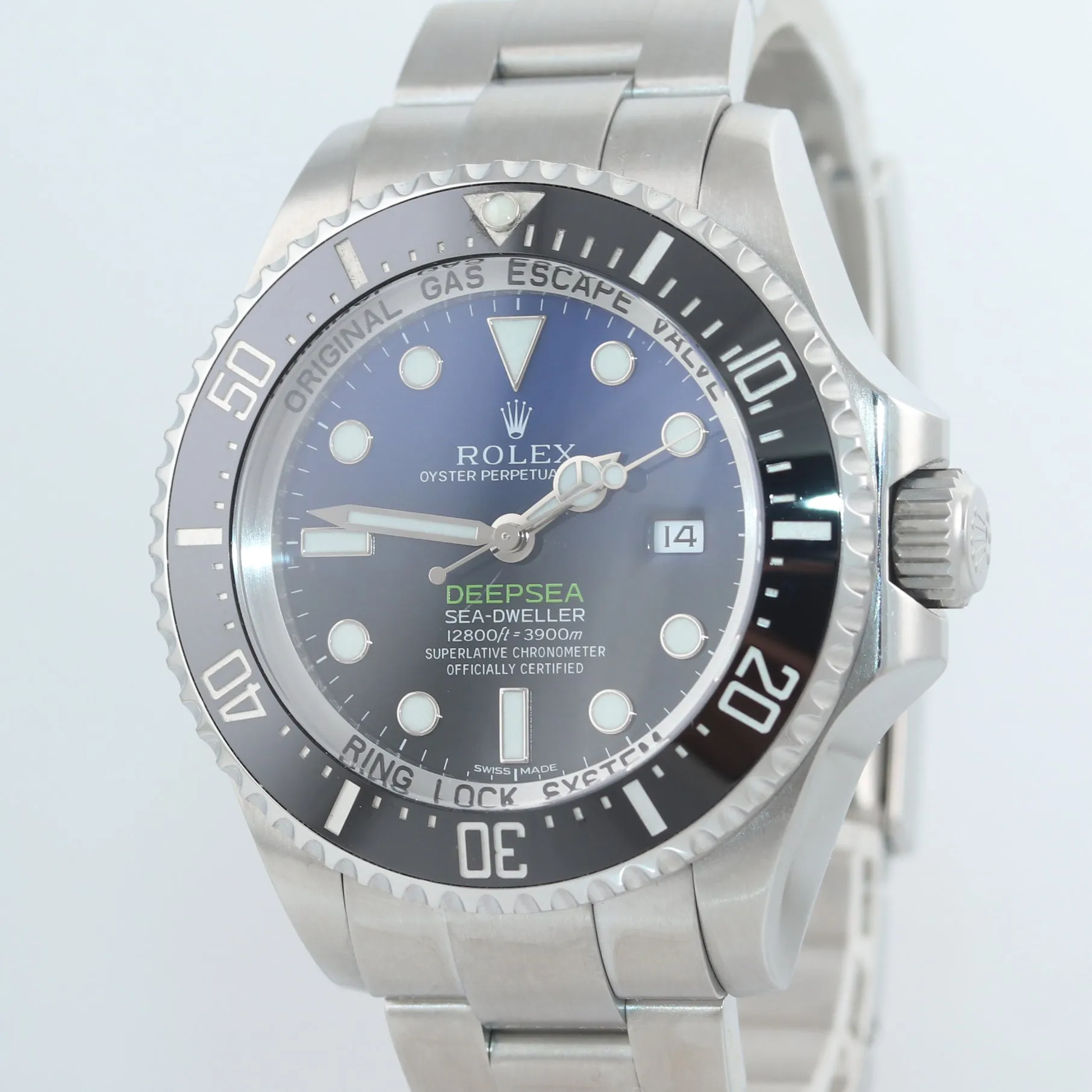 PAPERS 2017 Rolex Deepsea Sea-Dweller D-Blue 116660 Steel James Cameron Watch