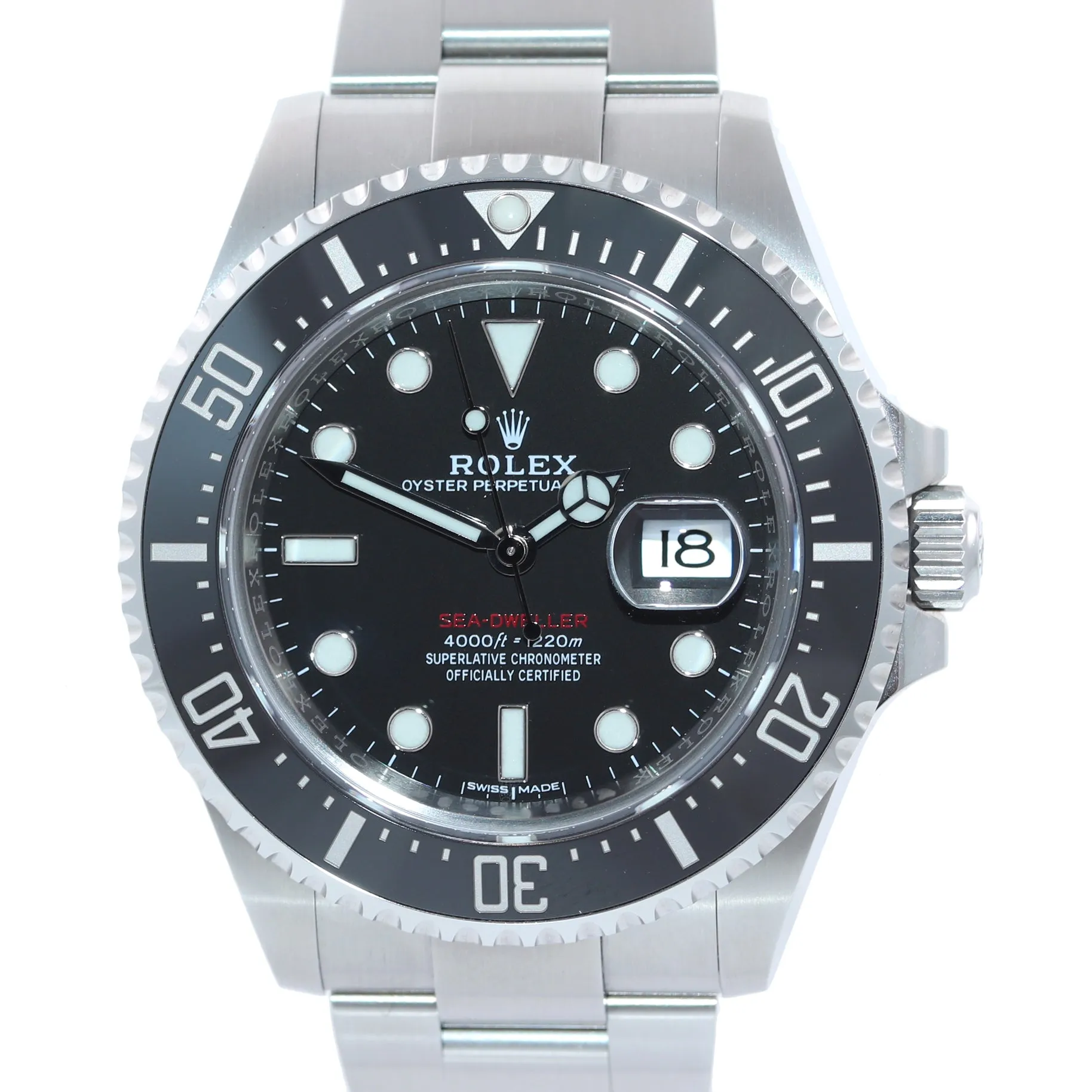 PAPERS MK1 Rolex Sea-Dweller RED Ceramic 126600 Steel 43mm Watch Box