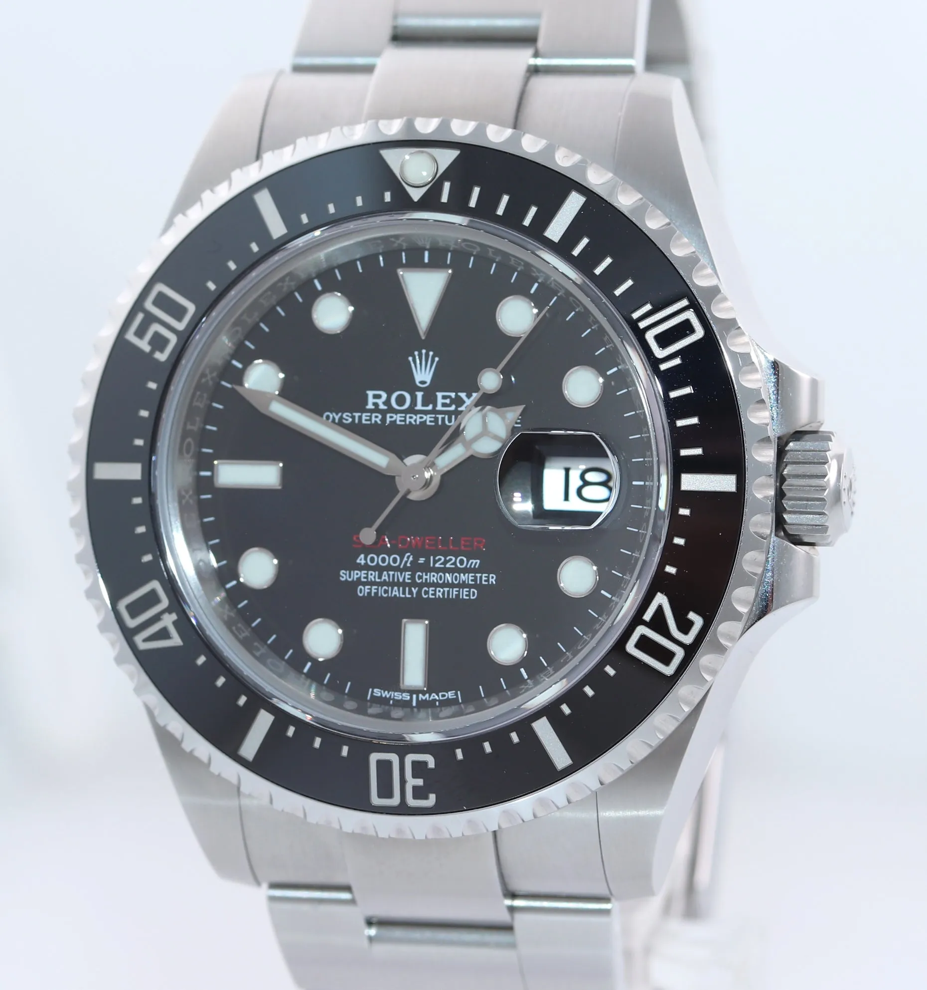 PAPERS MK1 Rolex Sea-Dweller RED Ceramic 126600 Steel 43mm Watch Box