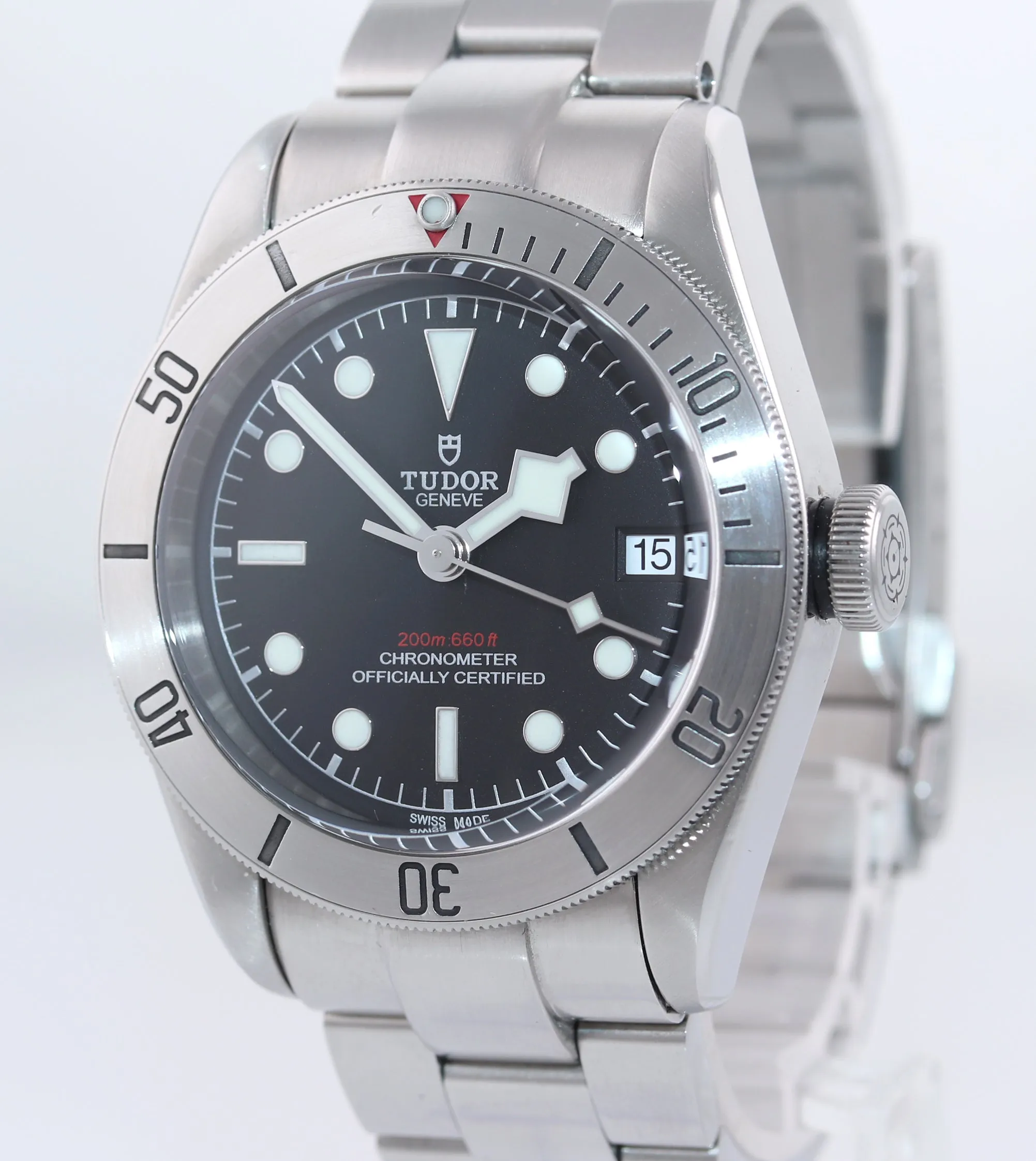 PAPERS Tudor Black Bay Steel 79730 Black Dial 41mm Dive Watch Nato Box