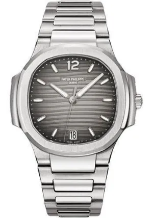 Patek Philippe 35.2mm Ladies Nautilus Watch Grey Dial 7118/1A