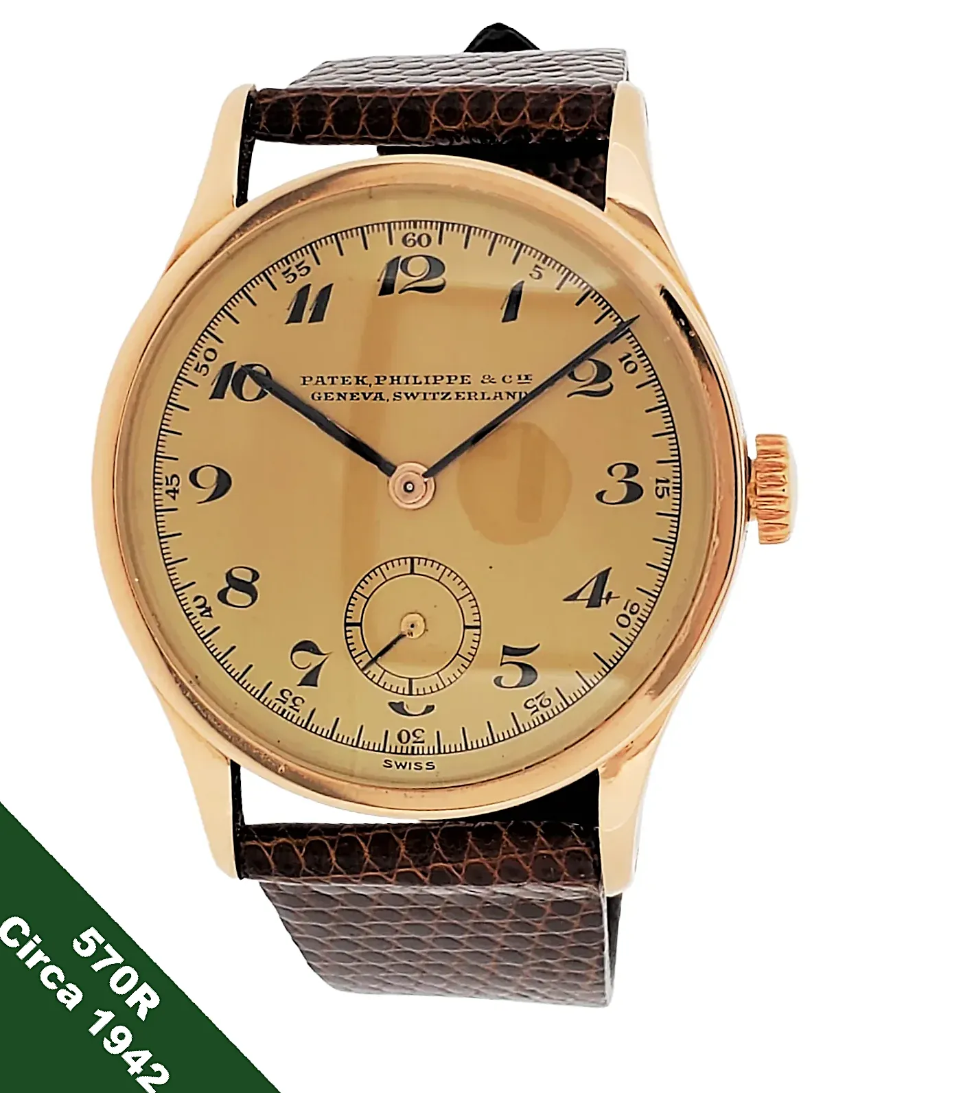 Patek Philippe 570R Vintage Calatrava Watch 35.5 mm,  Circa 1942