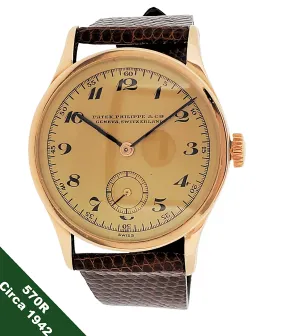 Patek Philippe 570R Vintage Calatrava Watch 35.5 mm,  Circa 1942