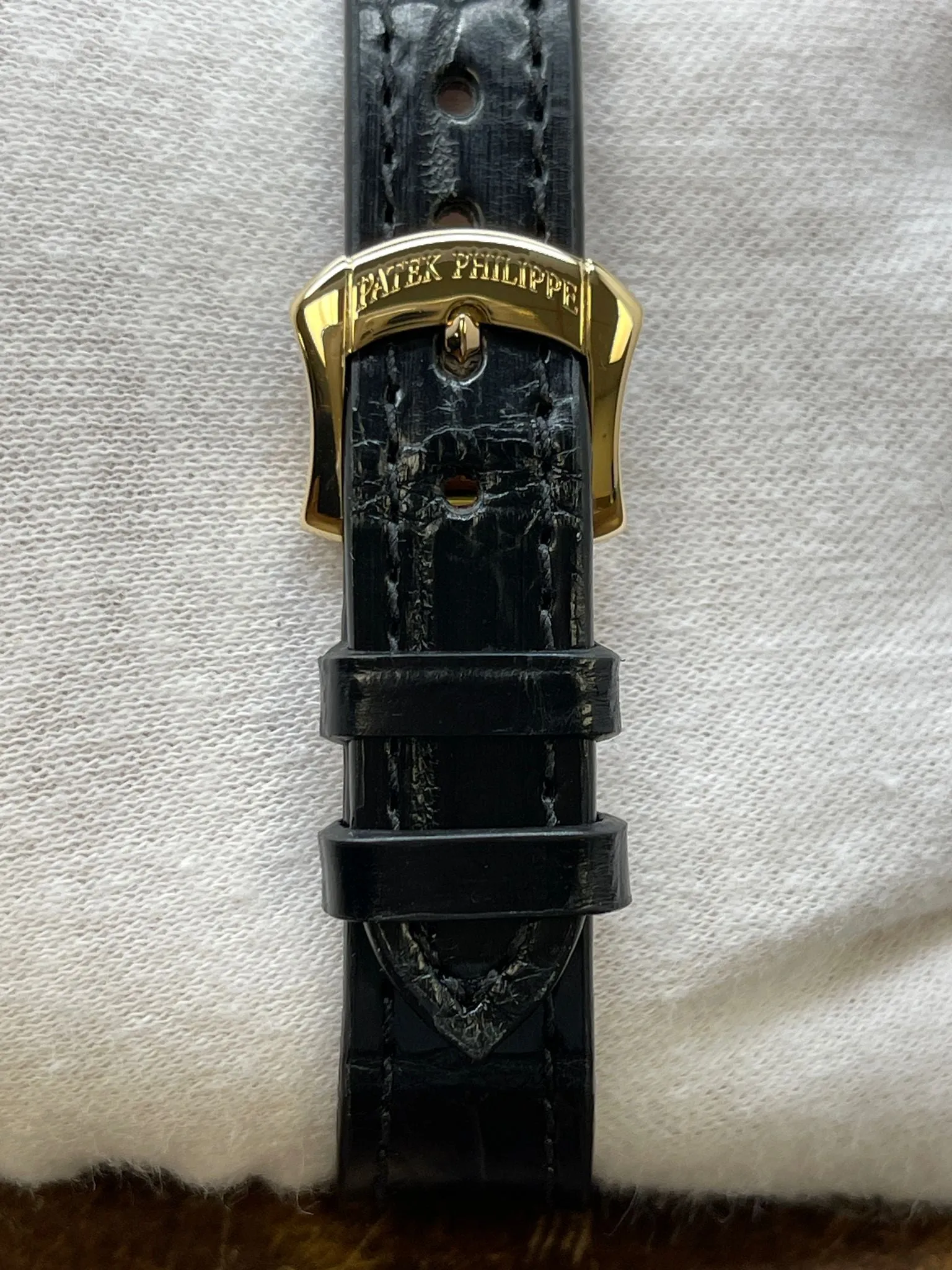 Patek Philippe Calatrava 18K Yellow Gold 29mm 4858J Bronze Diamond Dial Manual winding Women's Watch