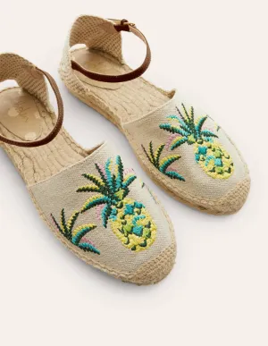 Peggy Espadrilles-Schwefelgelb, Ananas