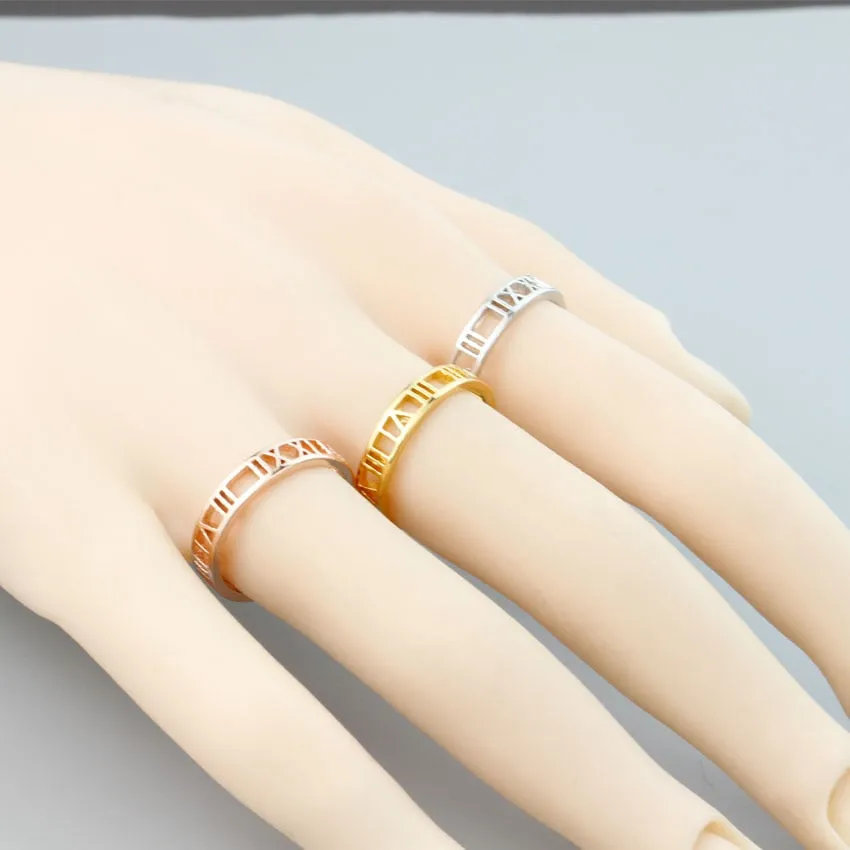 Personalized Roman Numerals Ring