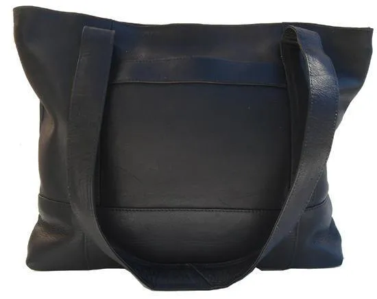 Piel Leather Top-Zip Tote
