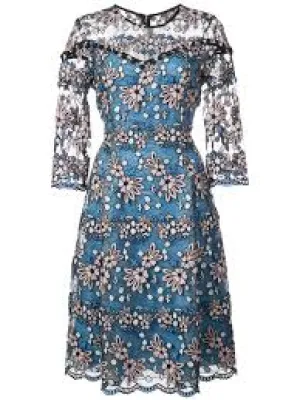 Prabal Gurung fit and Flare lace Dress