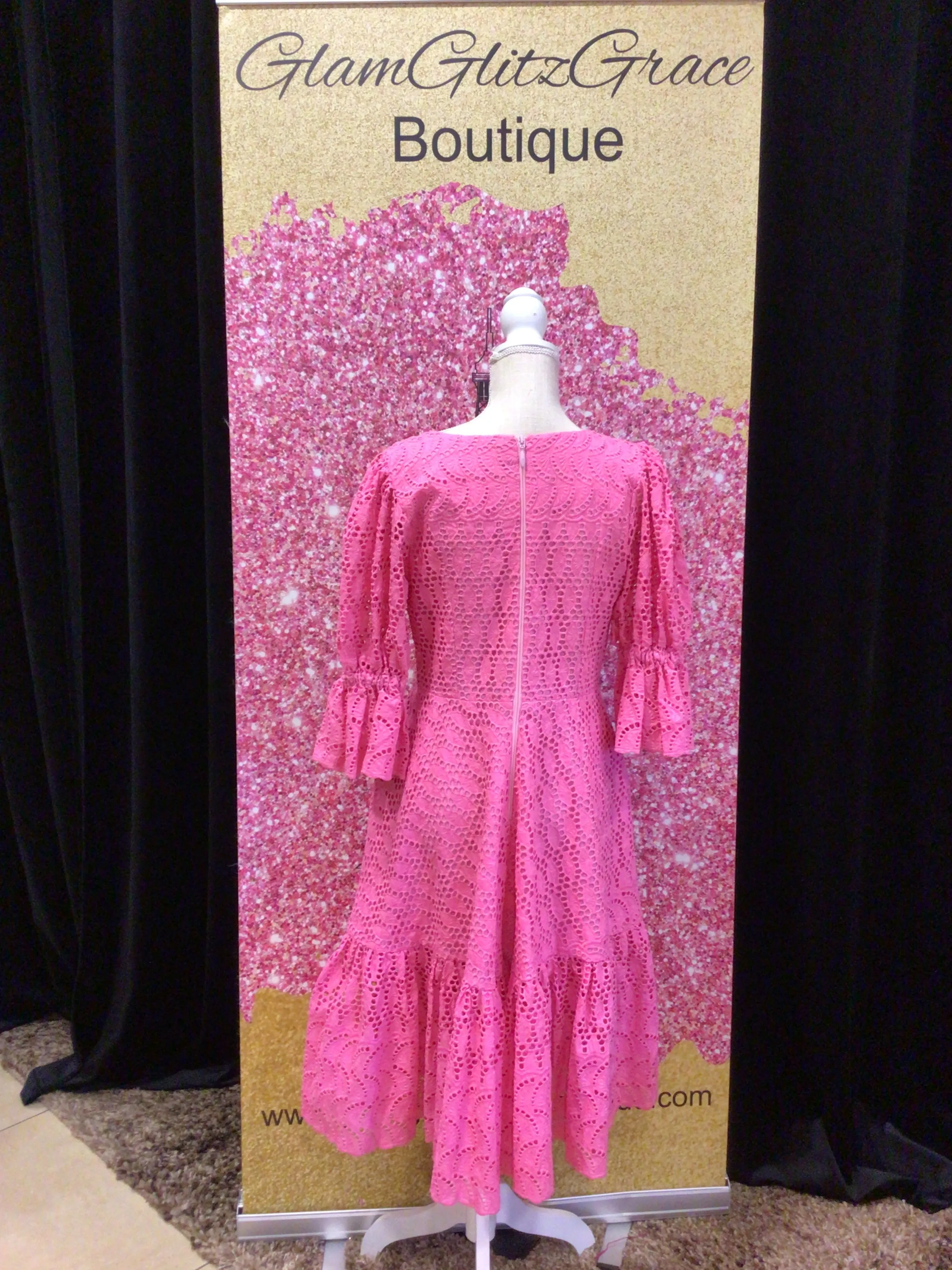 Puffed Sleeved Dress
