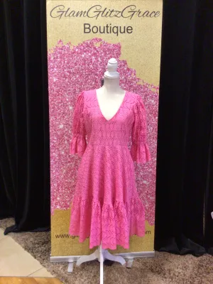 Puffed Sleeved Dress