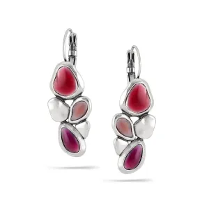 PURPLE DROP EARRINGS #222PP3201 (1E1)