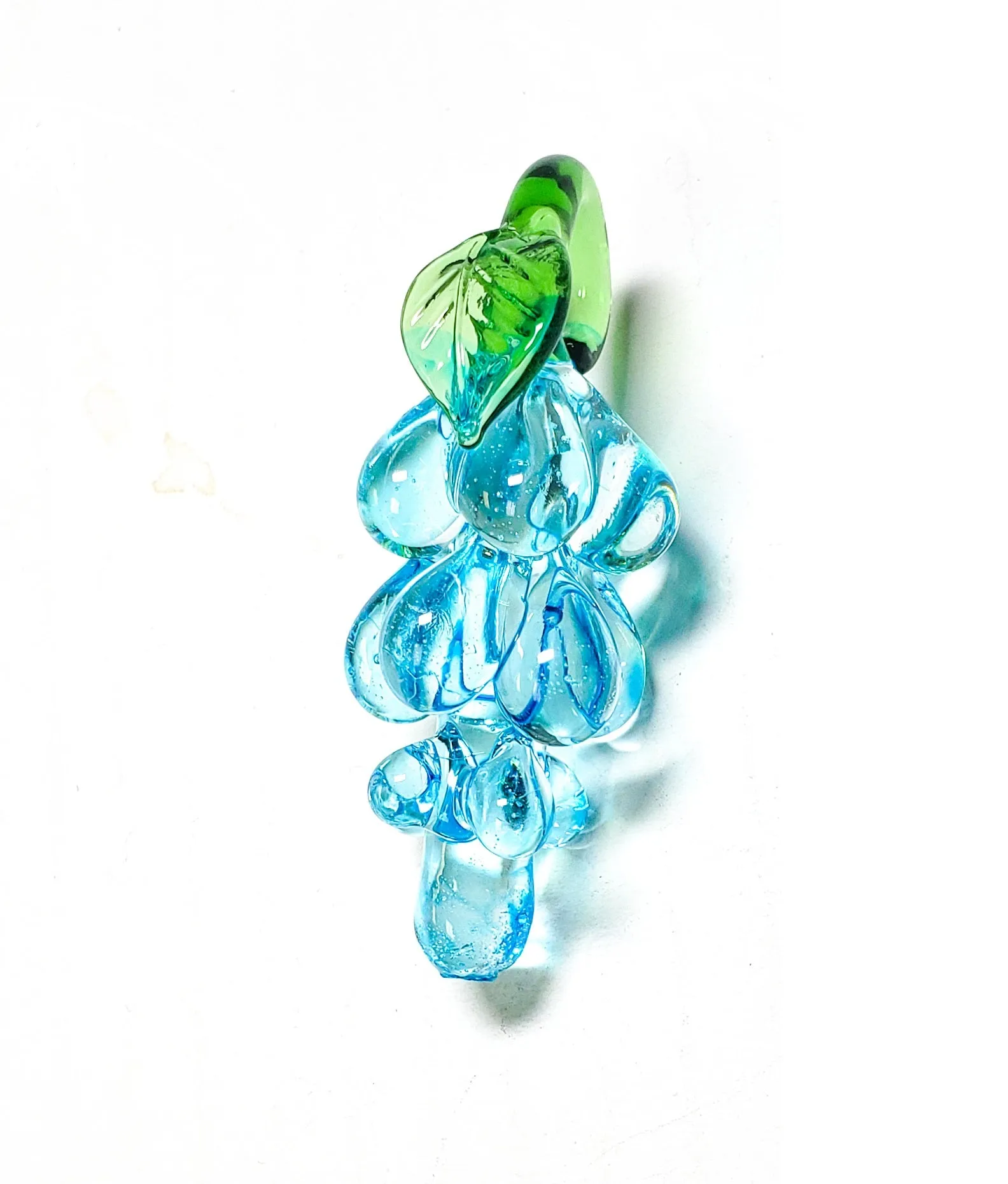 Purple Murano Style Glass Grapes for Chandeliers 65mm Fruit Ornaments