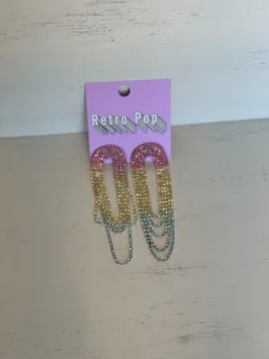 Rainbow Dangle Earrings