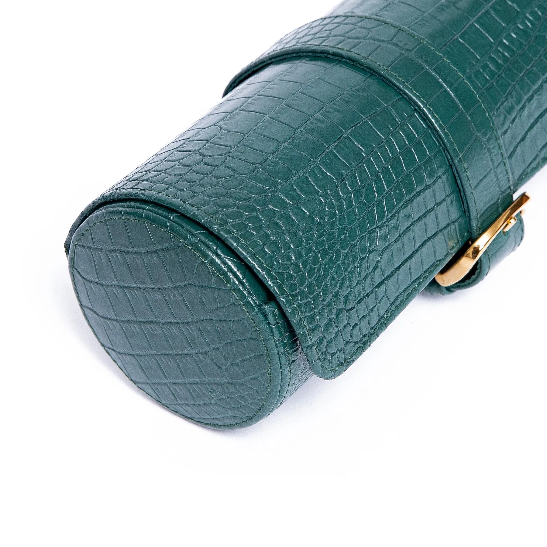 Rapport - Brompton Triple Watch Roll in Green Croco | D168