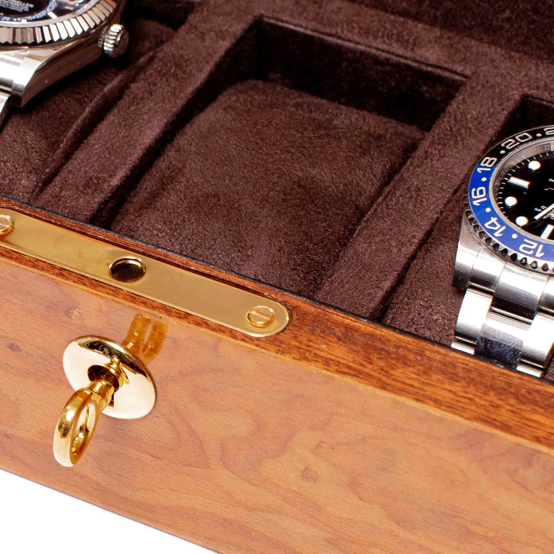 Rapport - Heritage 10 Watch Box in Walnut Burr | L275