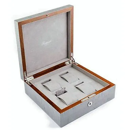 Rapport - Heritage 4 Watch Box in Grey Lacquer | L415