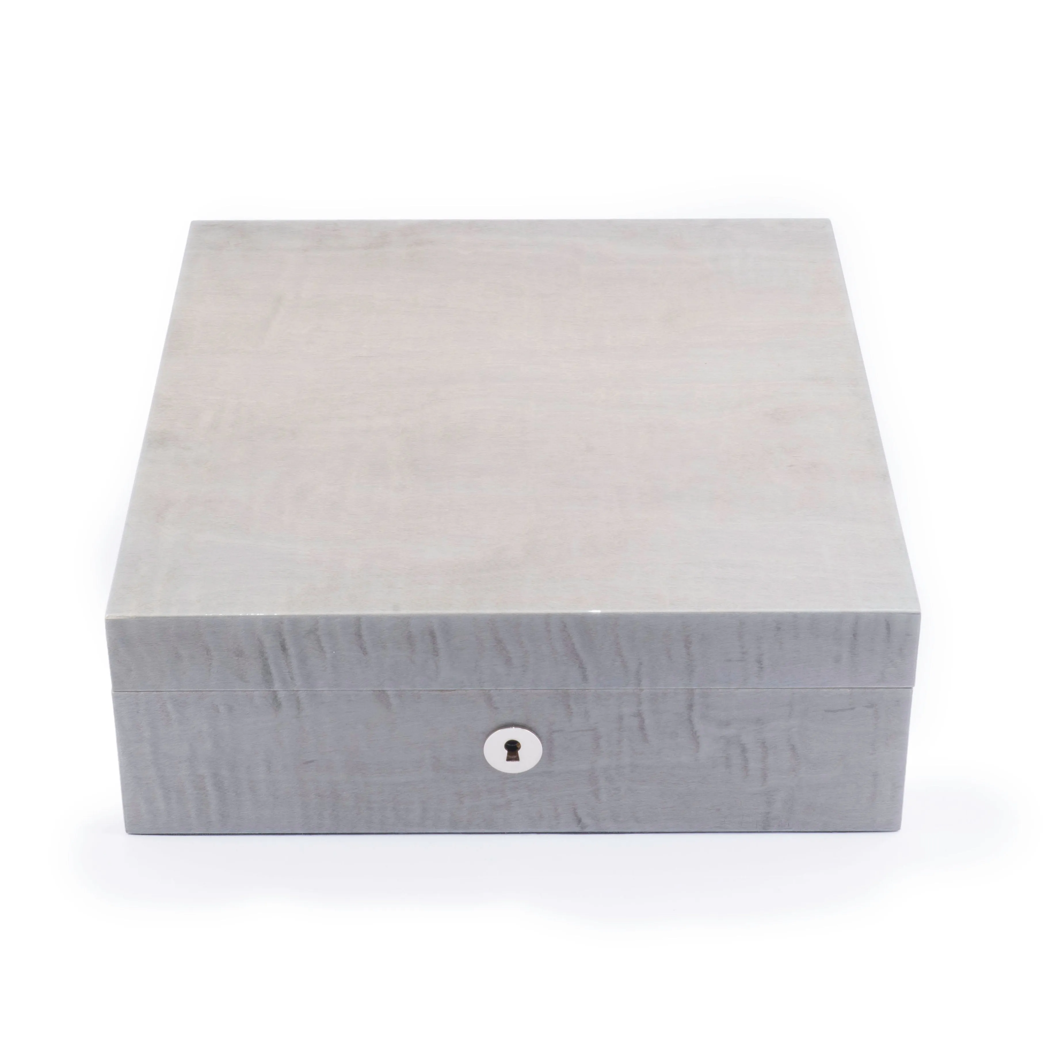 Rapport - Heritage 4 Watch Box in Grey Lacquer | L415