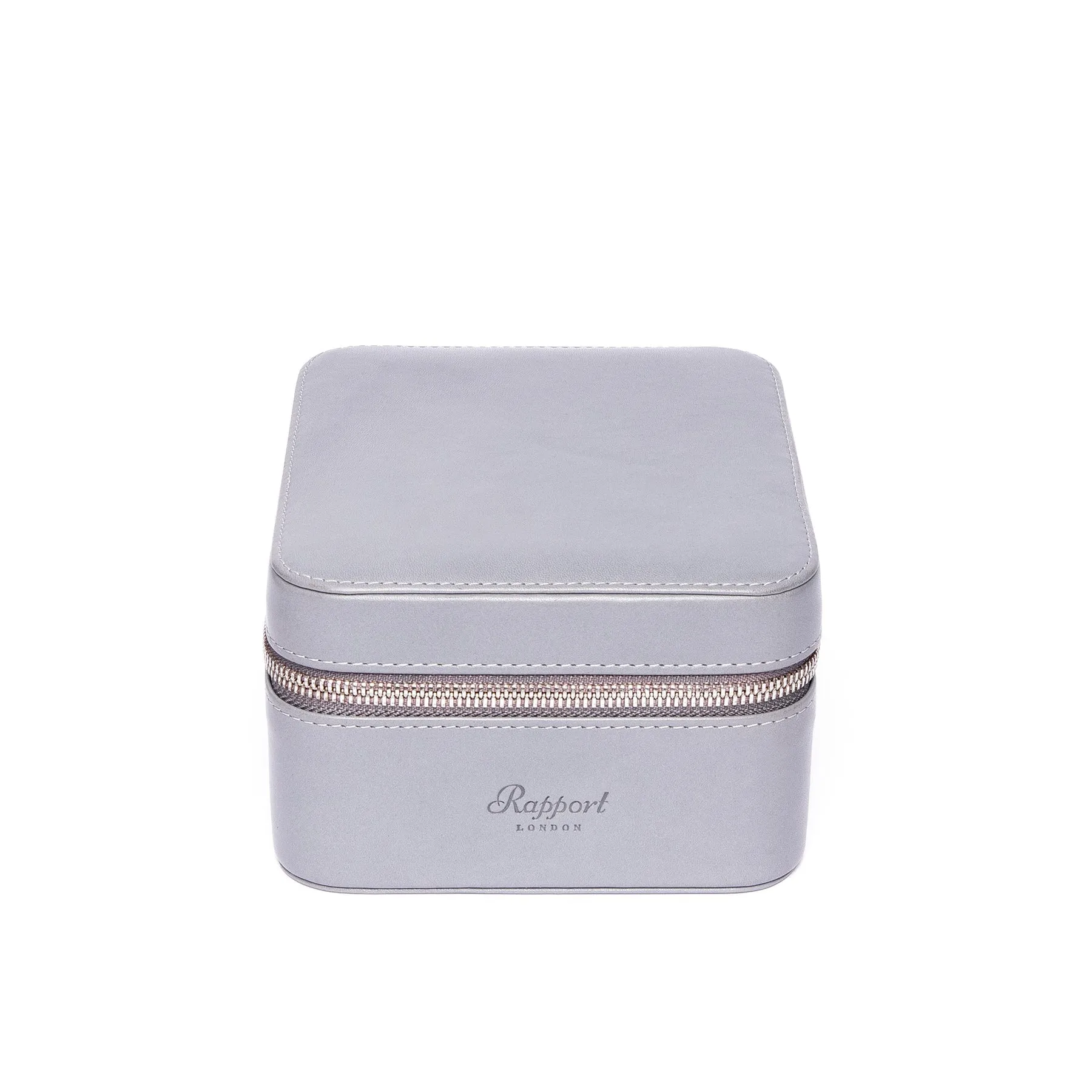 Rapport - Hyde Park Double Watch Case in Grey Leather | D264