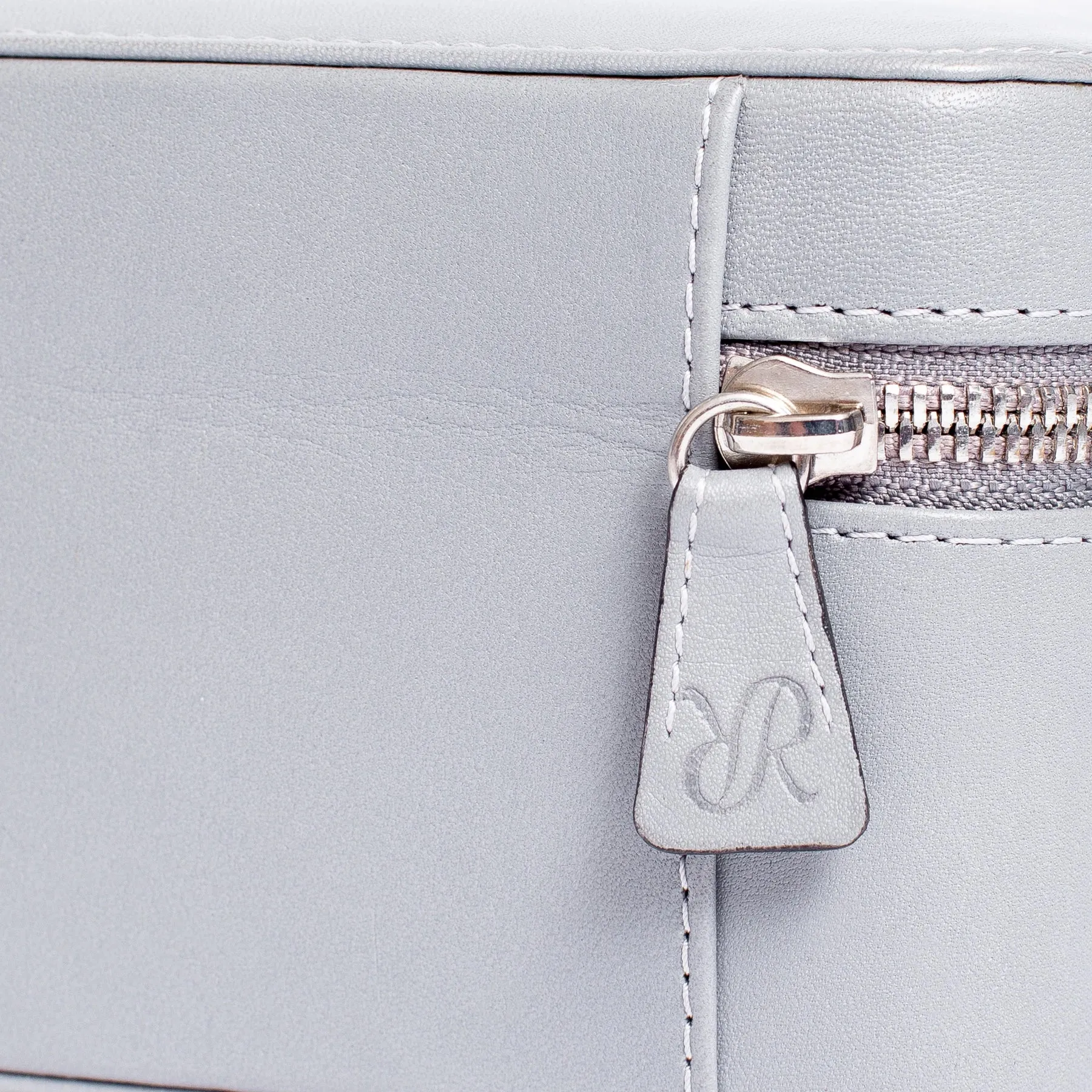 Rapport - Hyde Park Double Watch Case in Grey Leather | D264