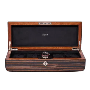 Rapport - Mayfair 5 Watch Box in Macassar | L276